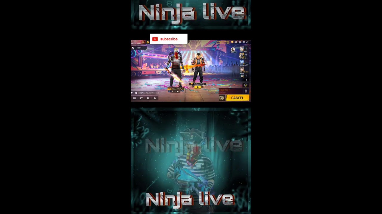 free fire live stream ninja sk 😎