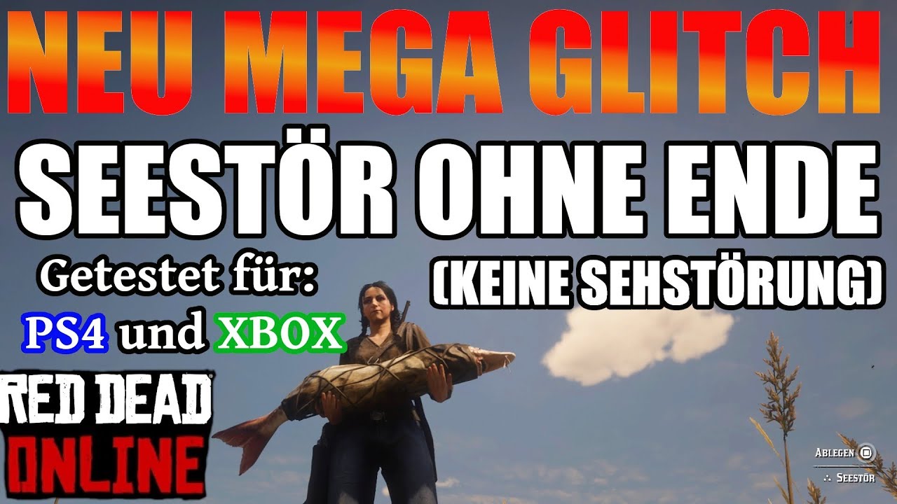 Seestör aufsammeln ohne EXTRAKOSTEN Red Dead Redemption 2 Deutsch / German