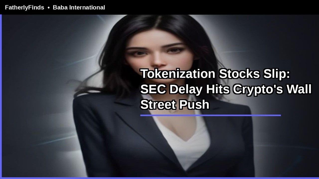 Tokenization Stocks Slip: SEC Delay Hits Crypto's Wall Street Push
