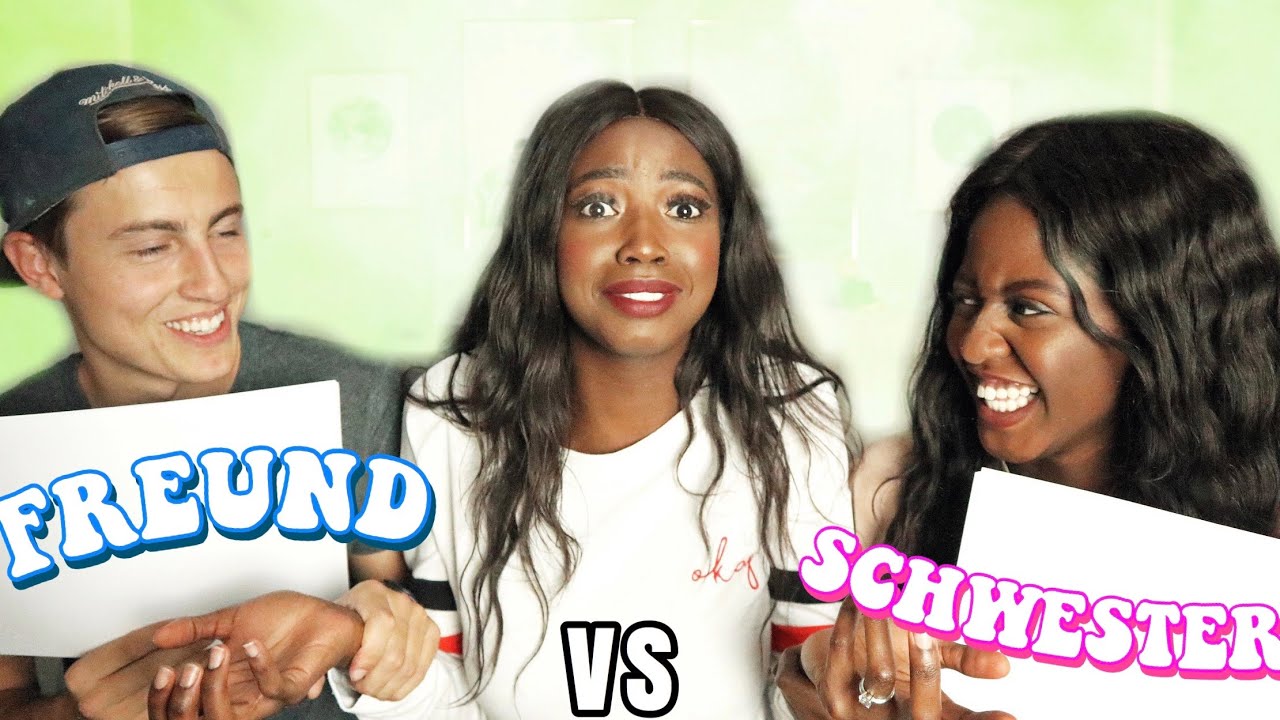 Schwester VS Freund 😱Wer kennt mich besser?