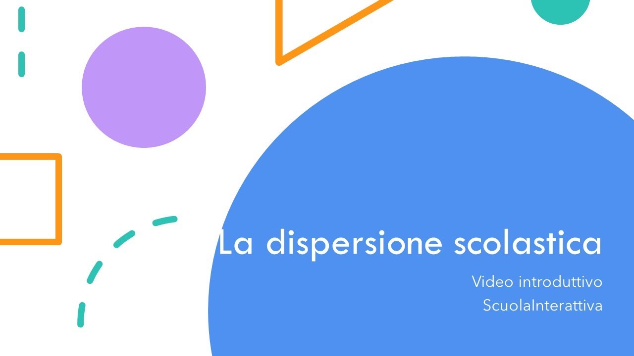 Dispersione scolastica