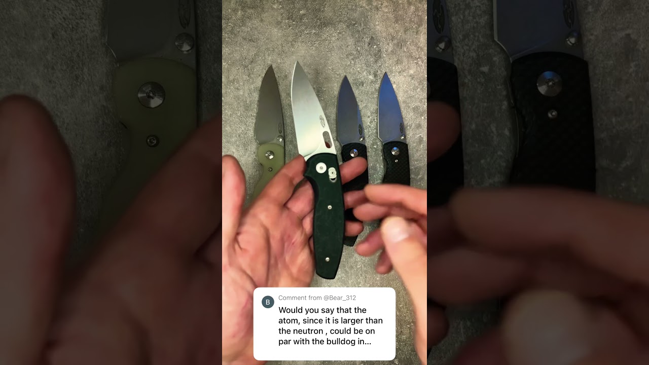 TRM knife use cases - Bulldog, Atom, Neutron