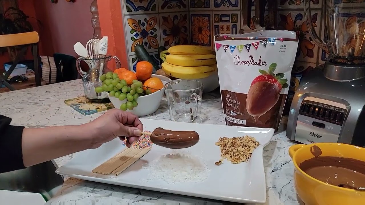FACIL Y DELISIOSAS CHOCOBANAS.