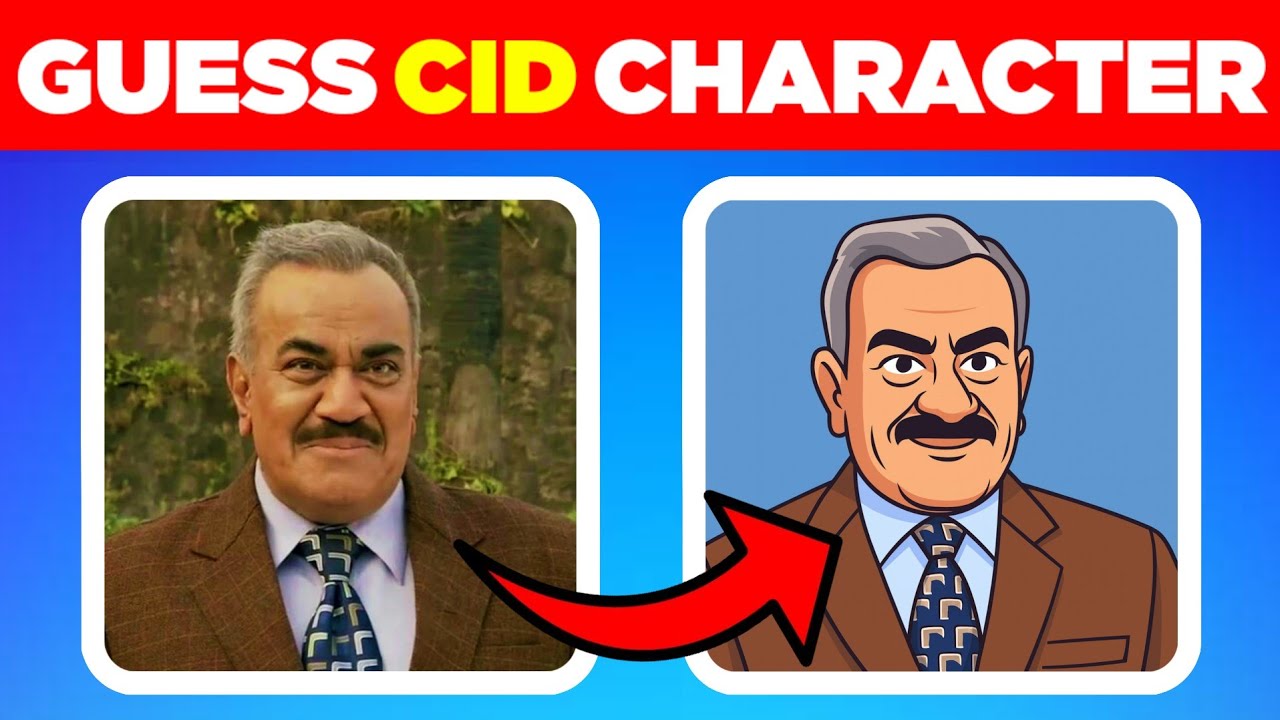 Cartoon Se Original | CID Character Guessing Challenge