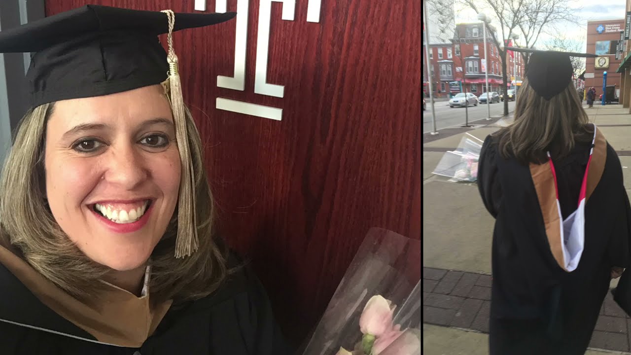 Kira Temple University Master's Degree Graduation 2-2-2018