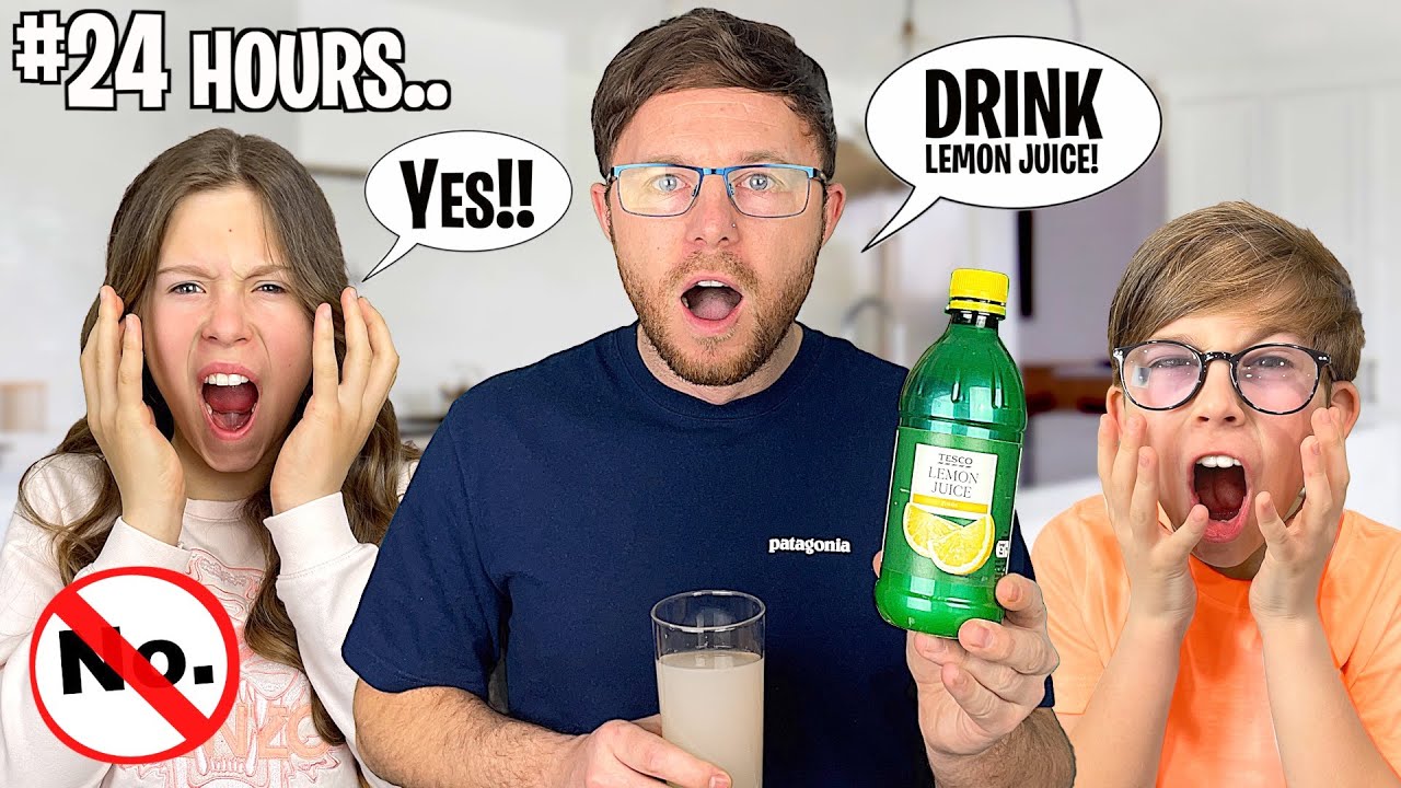 KIDS CANT SAY NO!! *DAD GOT HIS REVENGE 😂