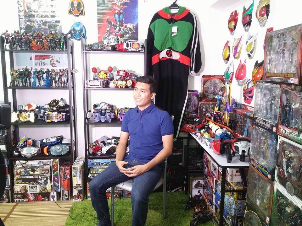 TV Interview - Toy Collection - Kamen Rider