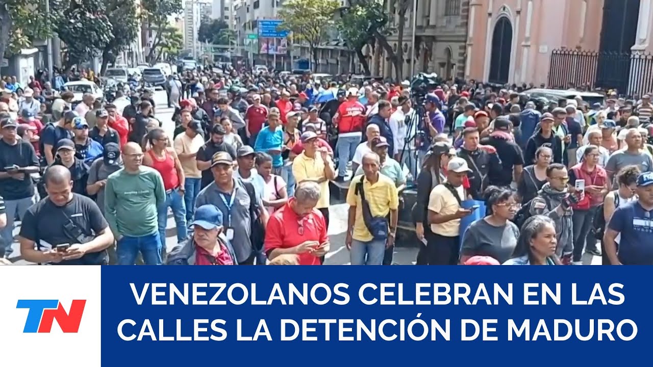 Tras el ataque de Estados Unidos, venezolanos salen a las calles a celebrar la ca&iacute;da de Maduro