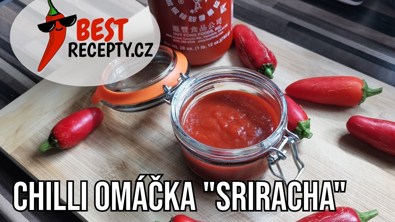 DOMÁCÍ CHILLI OMÁČKA SRIRACHA🌶Nejlepší chilli omáčka!🔝