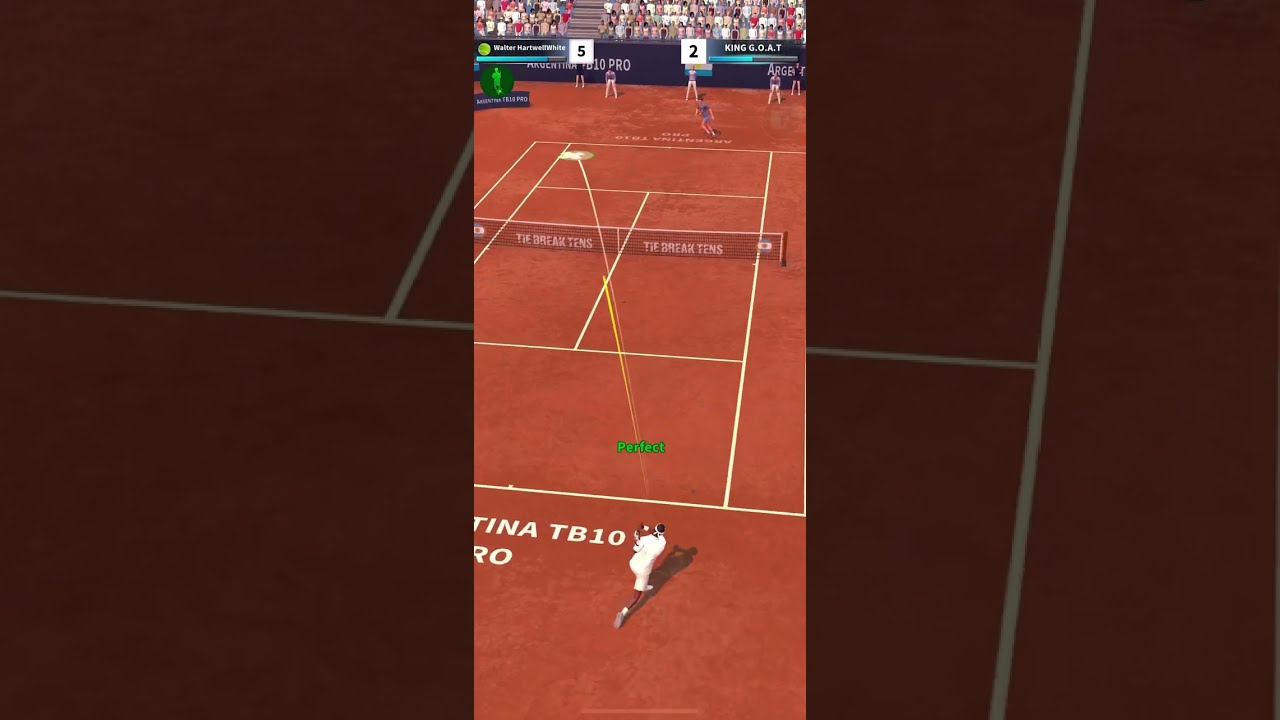 Tennis Arena WALTER HARTWELLWHITE vs KING G.O.A.T #2