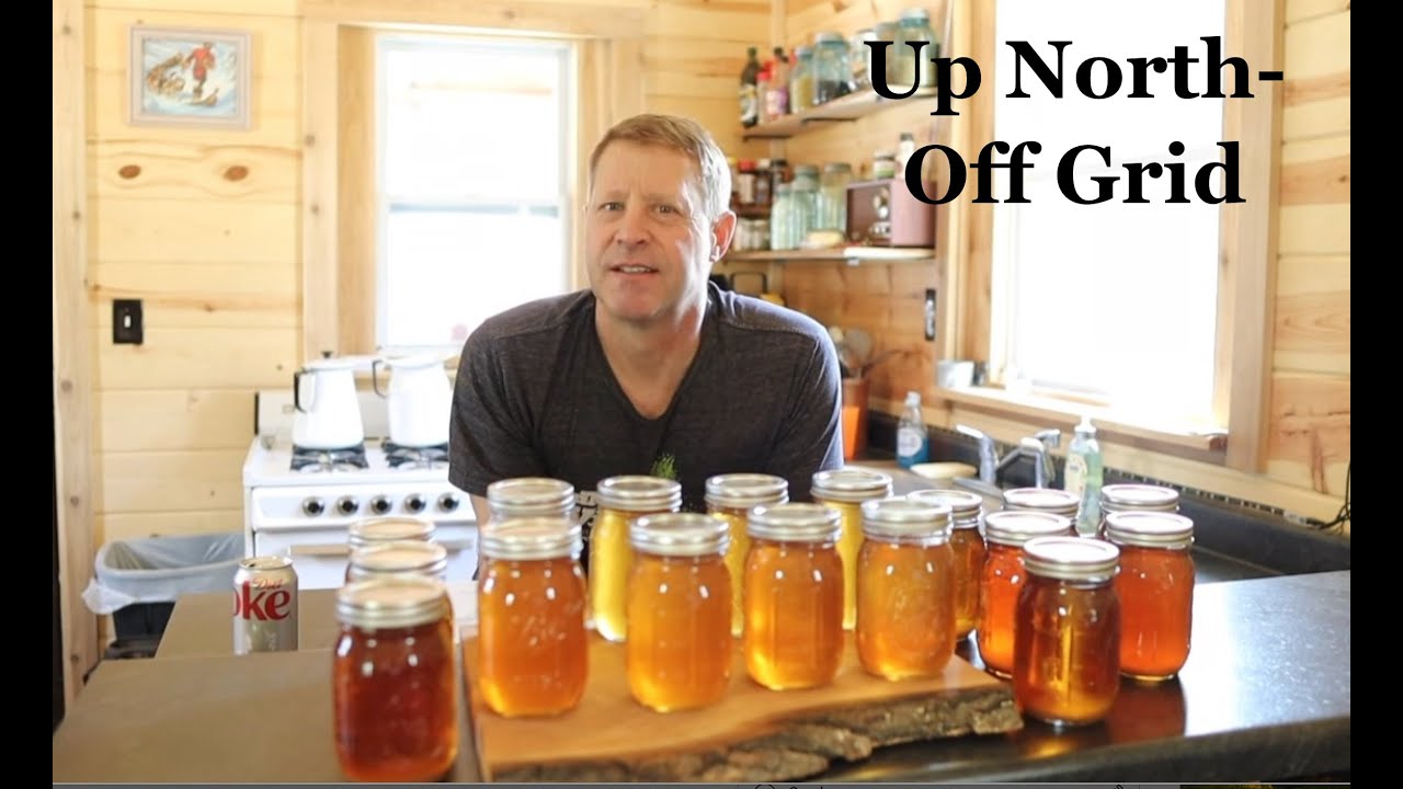 Making Pure Maple Syrup From SCRATCH at the Off Grid cabin!
