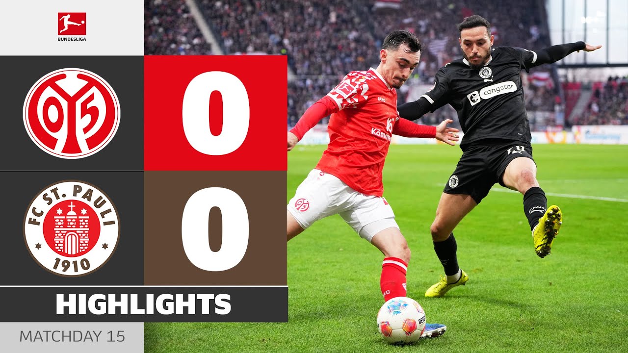 MAINZ 05 - ST. PAULI | Highlights | Matchday 15 &ndash; Bundesliga 2025/26