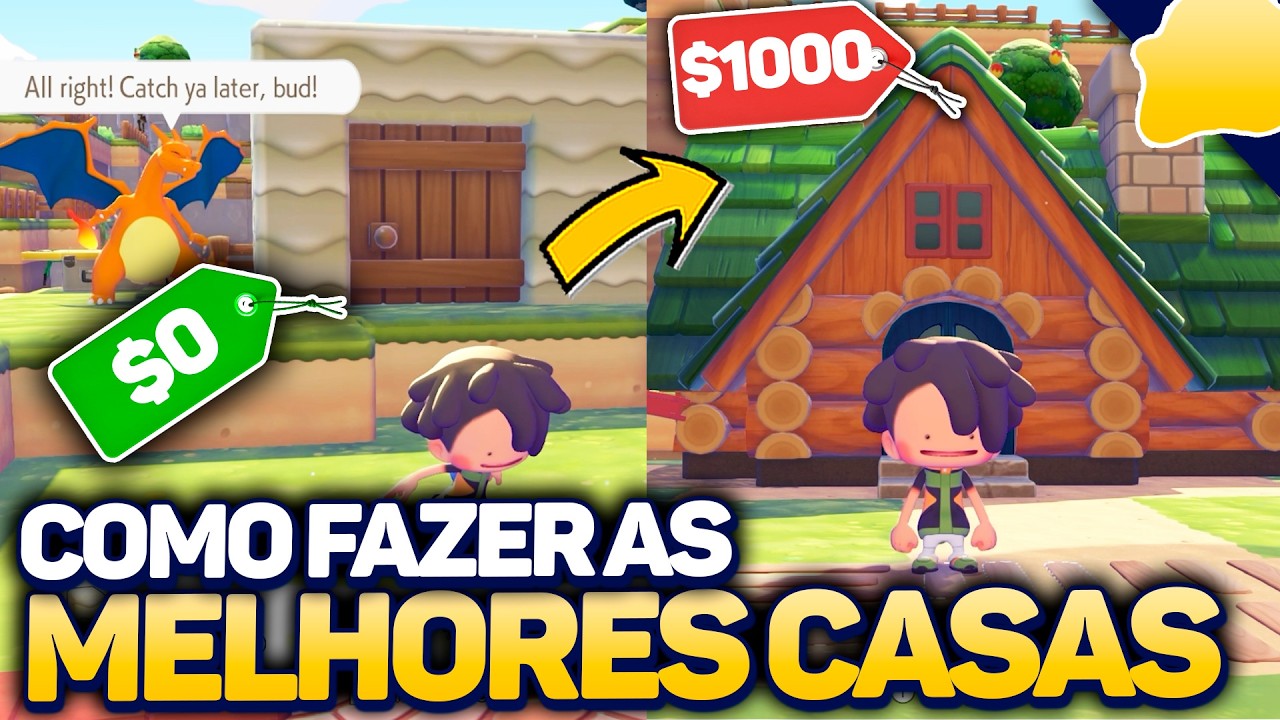 Como fazer OS MELHORES TIPOS DE CASAS em Pokémon Pokopia