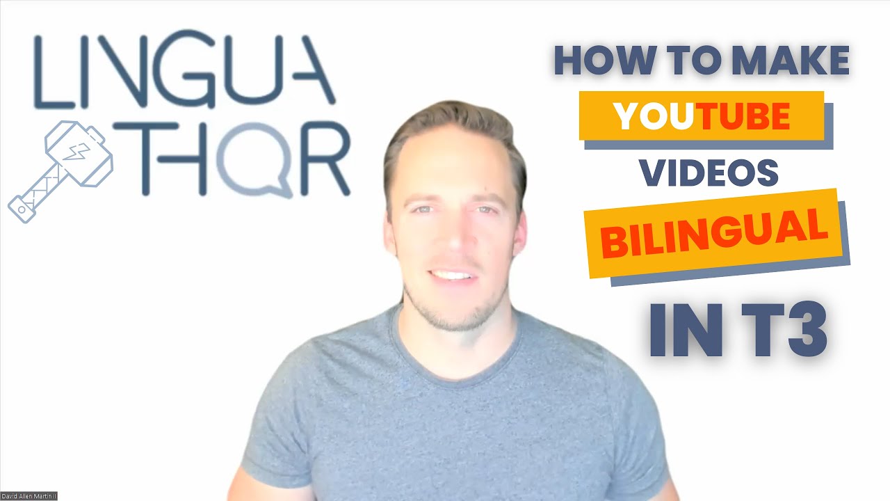 Embed YouTube videos DIRECTLY in your personal T3 library #Polyglot #LanguageHacks