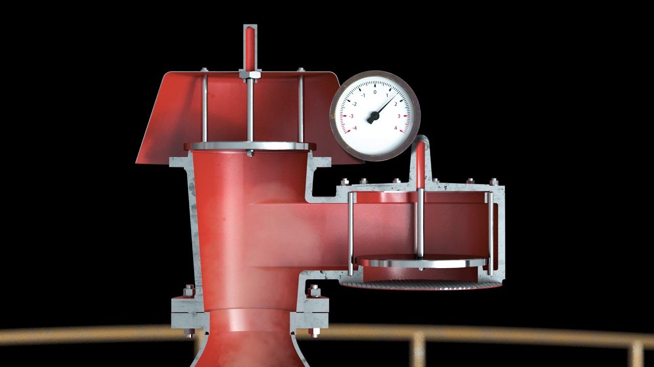 How does a Pressure/Vacuum Relief Valve work?