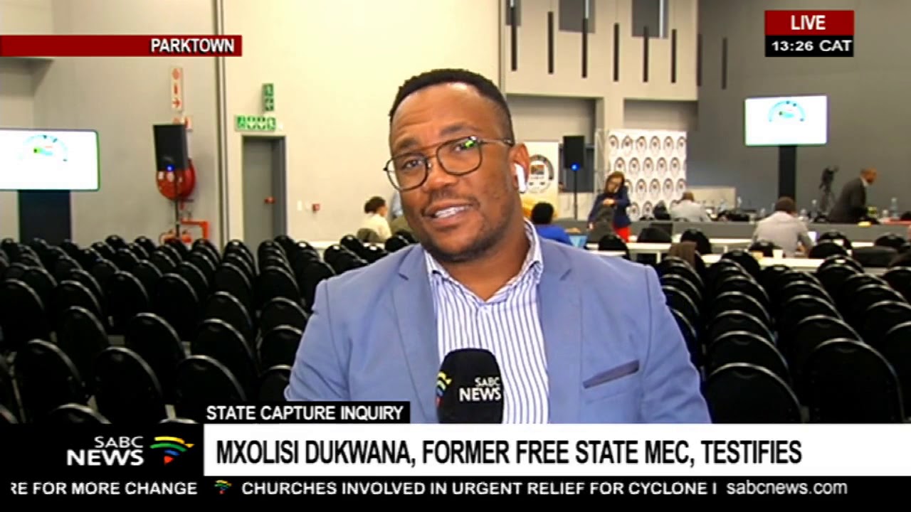State Capture Inquiry | Dennis Bloem of Mxolisi Dukwana's testimony