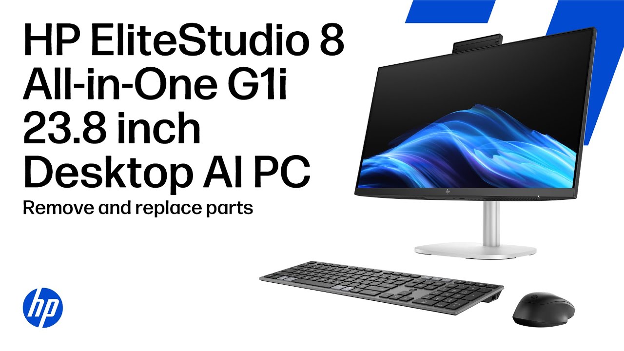Remove and replace parts | HP EliteStudio 8 All-in-One G1i 23.8 inch Desktop AI PC