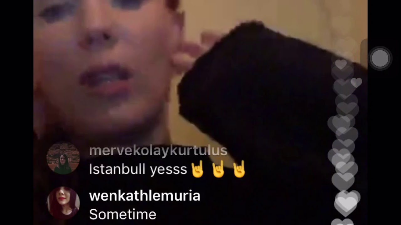 Simone Simons instagram live 9/01/18