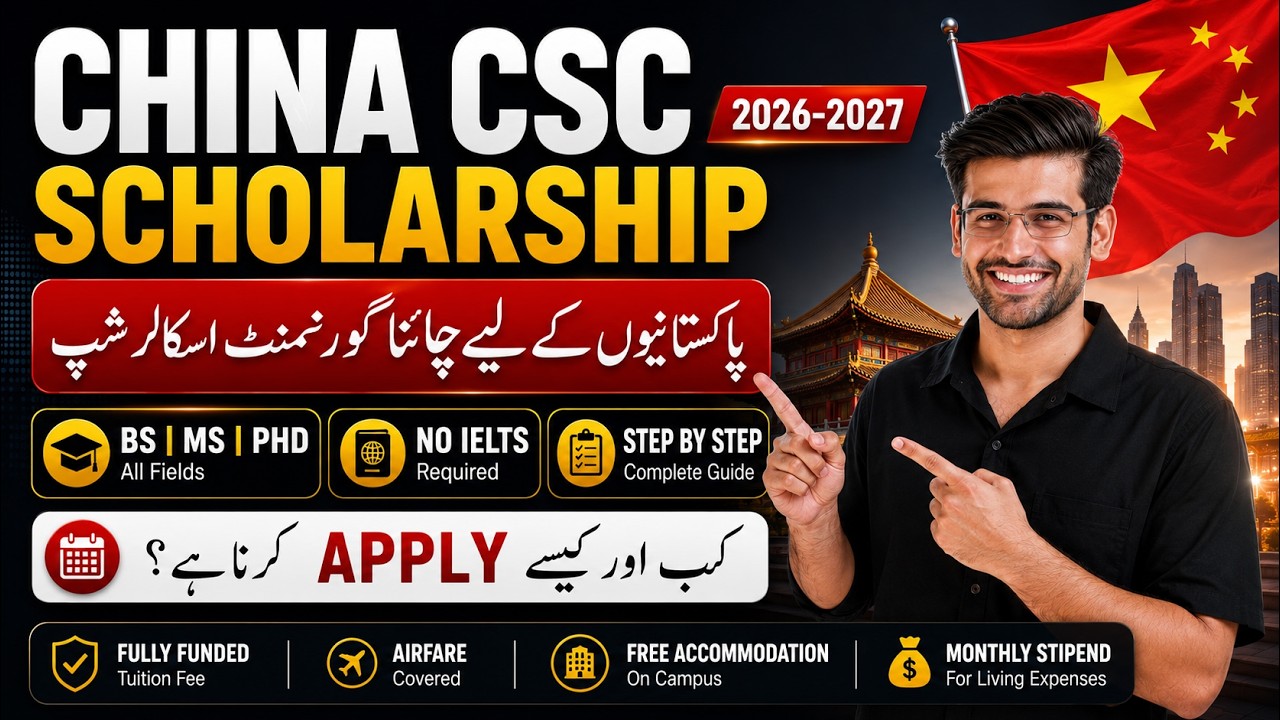 China CSC Scholarship for Pakistani Students | How to Apply | 2026&ndash;2027 Guide 🇨🇳