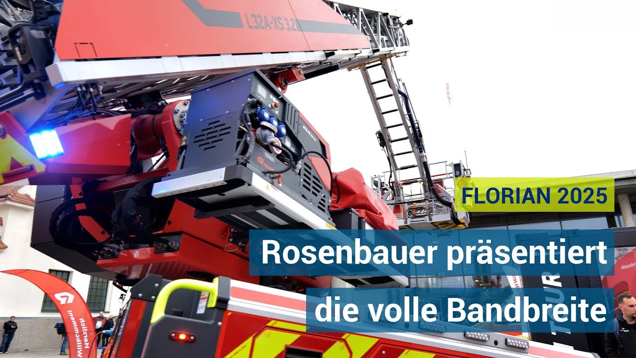 🔥 Rosenbauer präsentiert die volle Bandbreite auf der FLORIAN 2025!