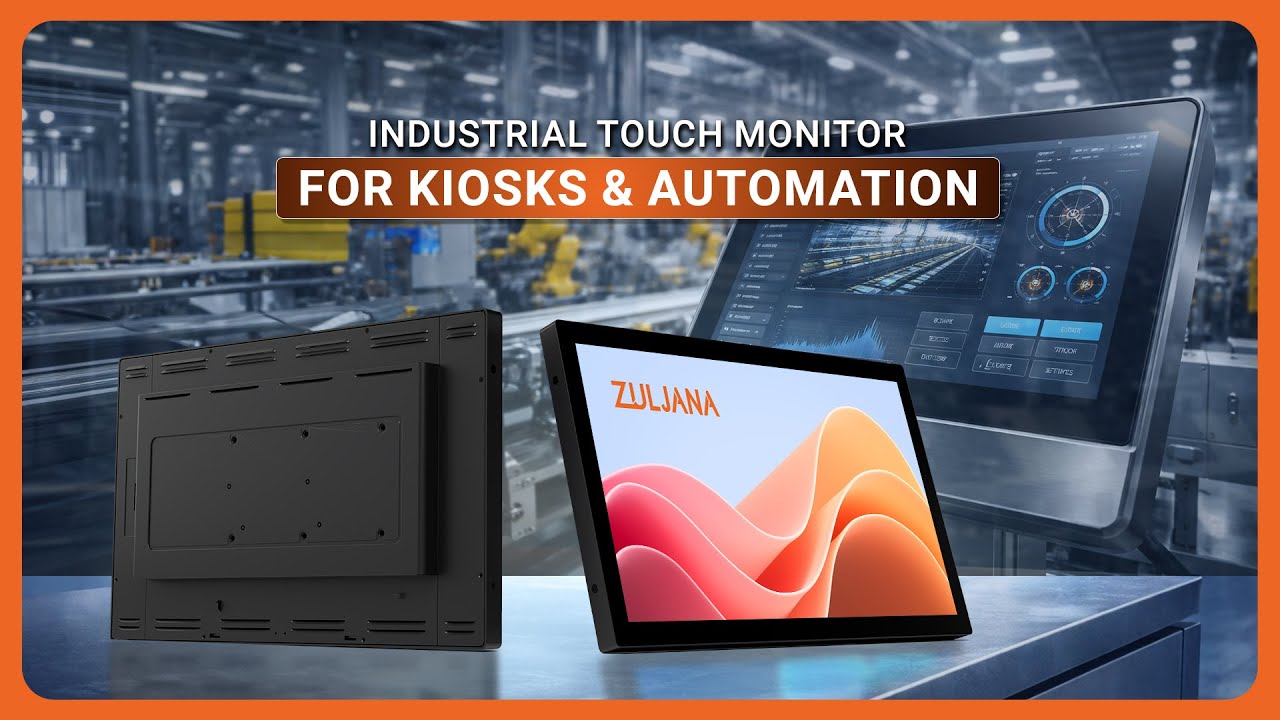 Промышленный сенсорный монитор для киосков и автоматизации