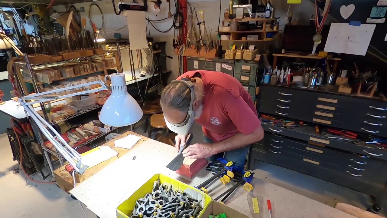 Ken Parker Archtoppery: Making the Pickguard 4