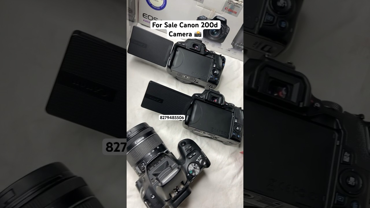 For Sale Canon 200d Camera | Second Hand Camera Market | Dslr Camera Market | Old Camera Market