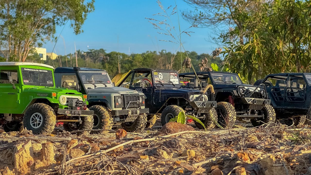 MN128, MN86, MN45 & SCX10ii | Offroad bareng Balikpapan RC 4x4 1/12 Mini Scale Indonesia