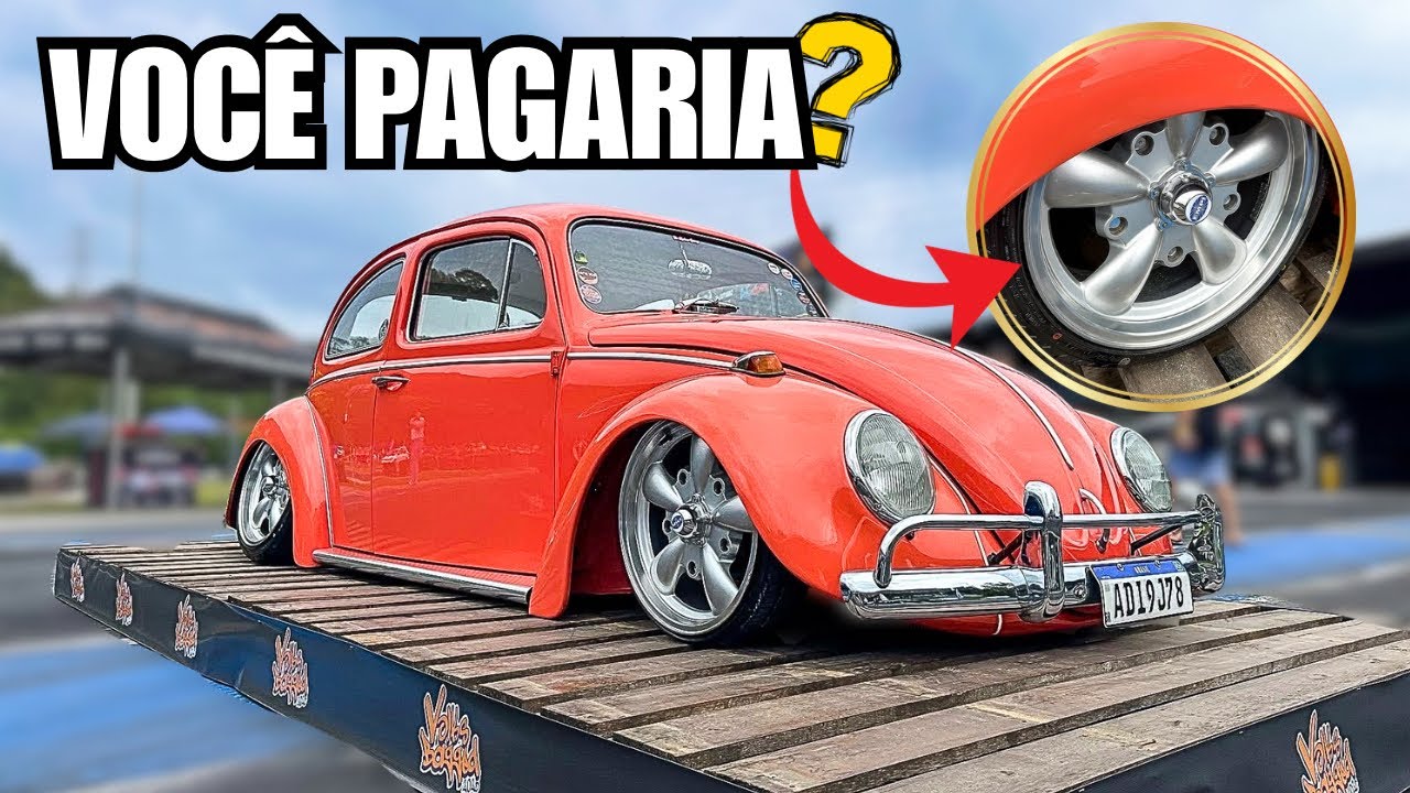 FUSCA SALMÃO COM RODAS MUITO CARAS! DIFÍCIL DE ACHAR