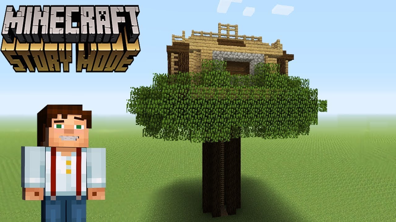 Minecraft Tutorial: How To Make Jesses TreeHouse From 