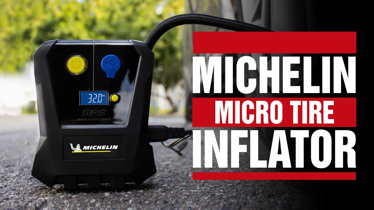 Michelin Micro Tire Inflator 12264 - Advanced Automotive Safety Tyre Air Compressor
