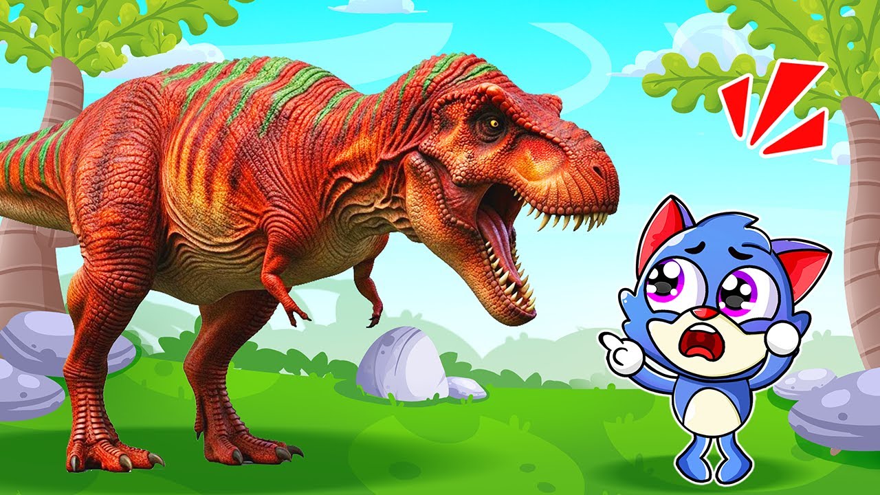 Dinosaur Song 🦖| Dinosaurs Stories for Kids | Dinosaurs Become Alive|Funny Kids Songs by Lamba Lamby