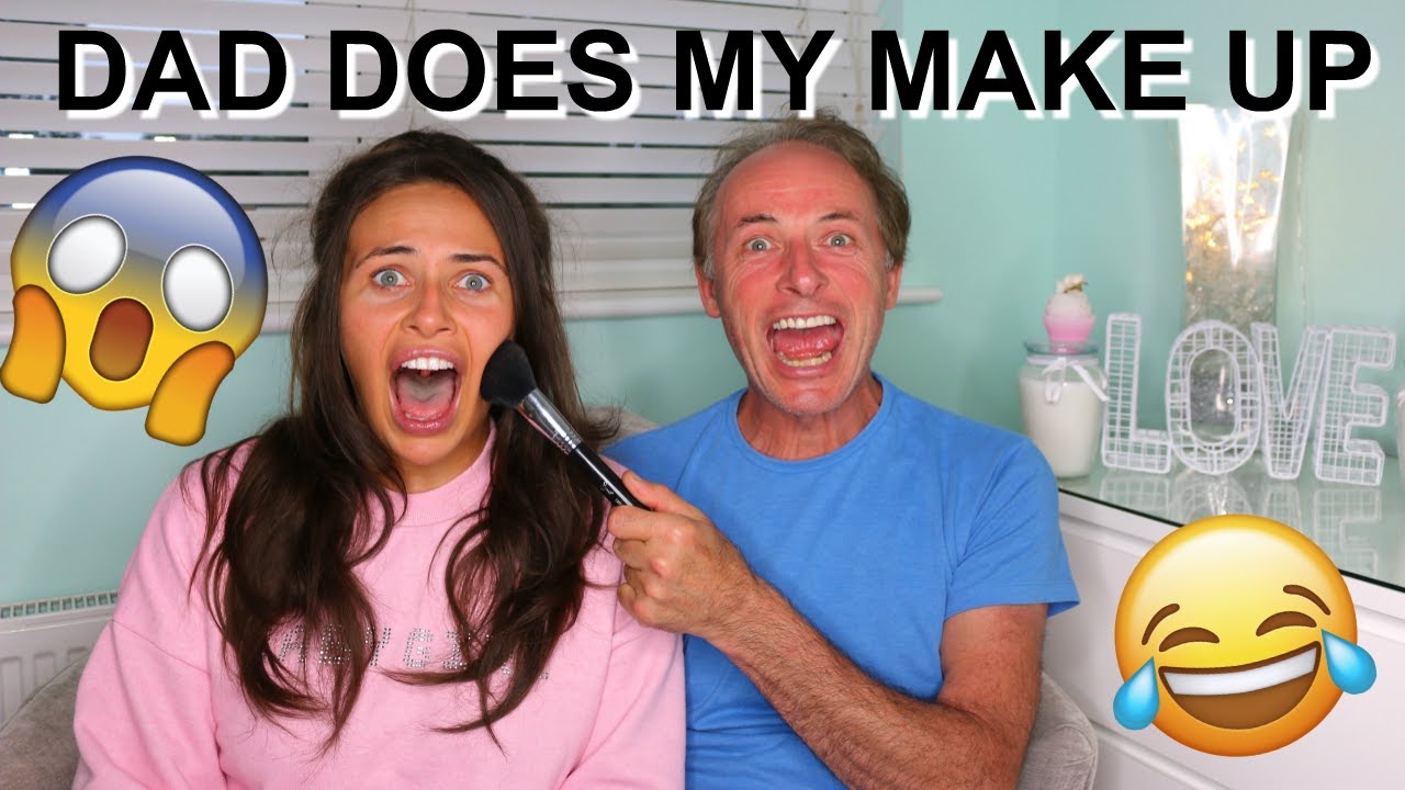 DAD DOES MY MAKE UP CHALLENGE | IMOGENATION