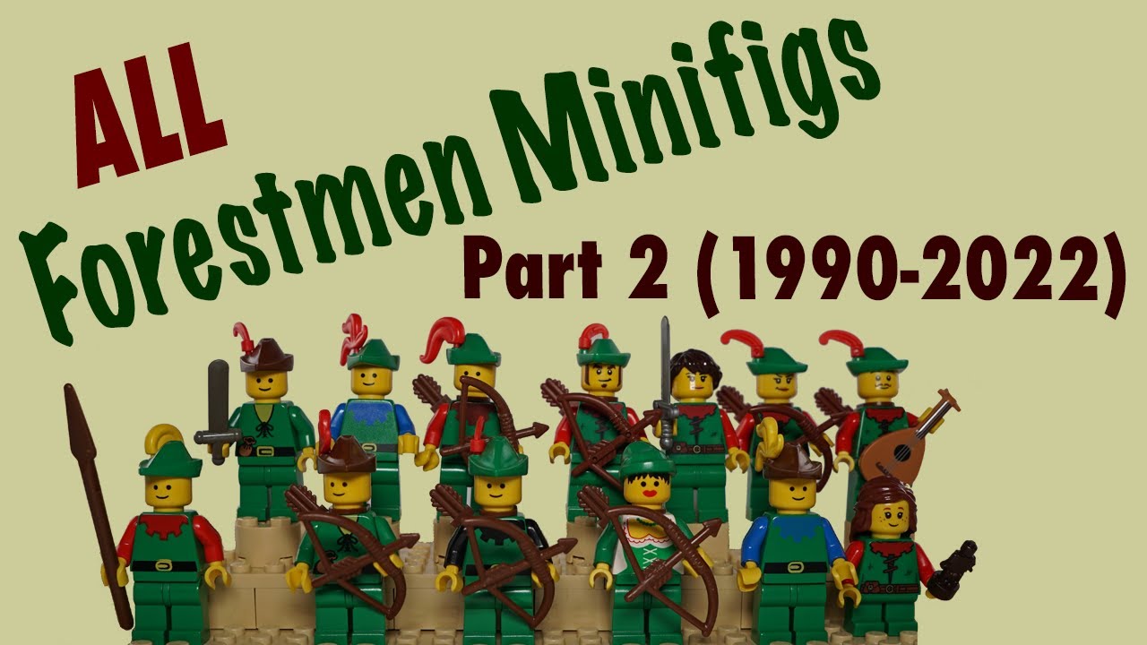 All Forestmen Minifigures Part 2 (1990-2022)