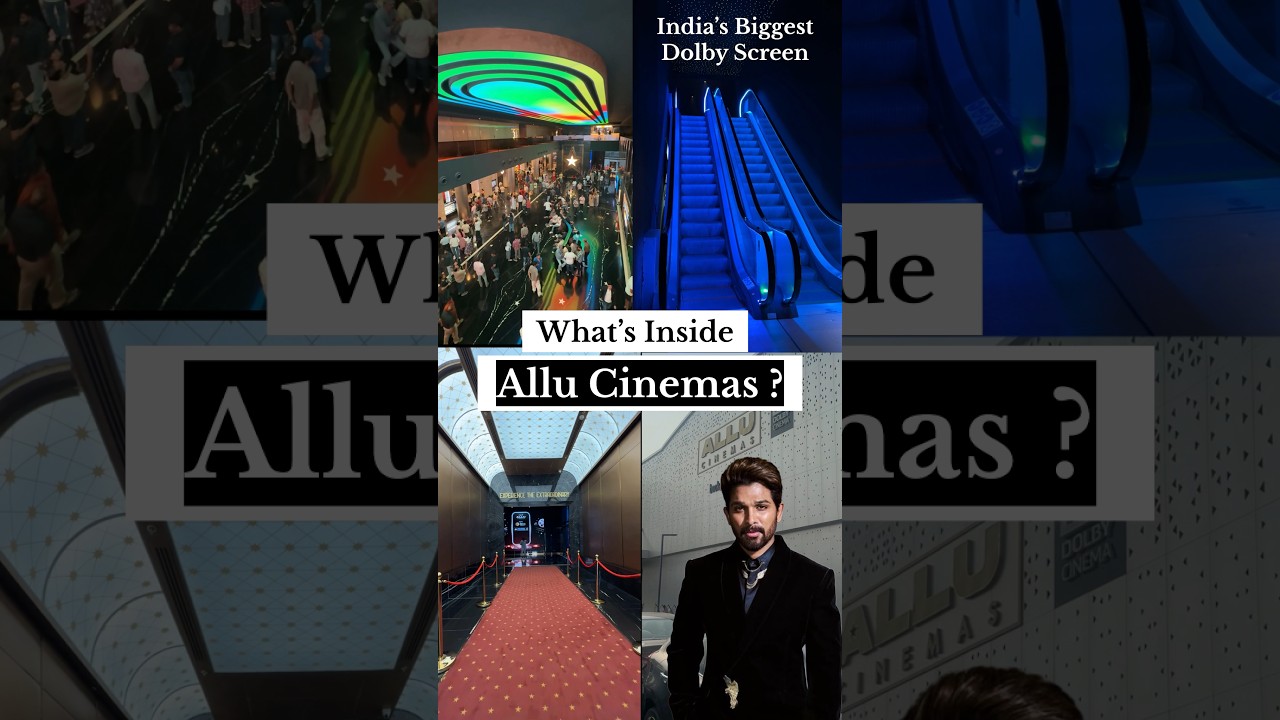 Allu Cinemas Hyderabad Review | India&rsquo;s Biggest Dolby Cinema Screen (75ft)  Multiplex Experience 🎬