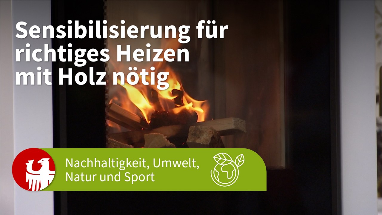 Noch mehr Sensibilisierung für richtiges Heizen mit Holz nötig