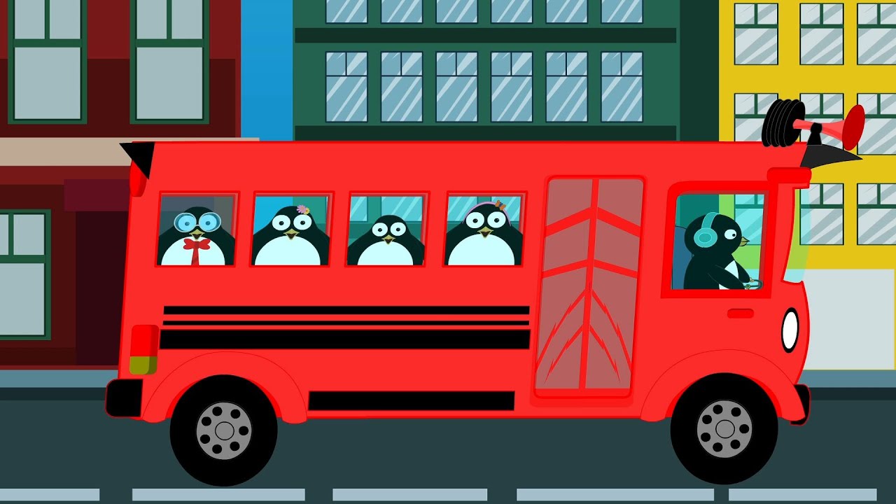 Wheels on the bus | Nursery Rhyme Songs For Children | Kids Videos