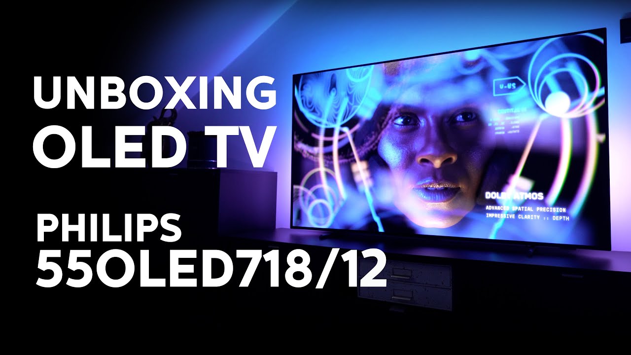 Unboxing PHILIPS 55OLED718/12 – Nowy standard jakości obrazu [PL][2023]