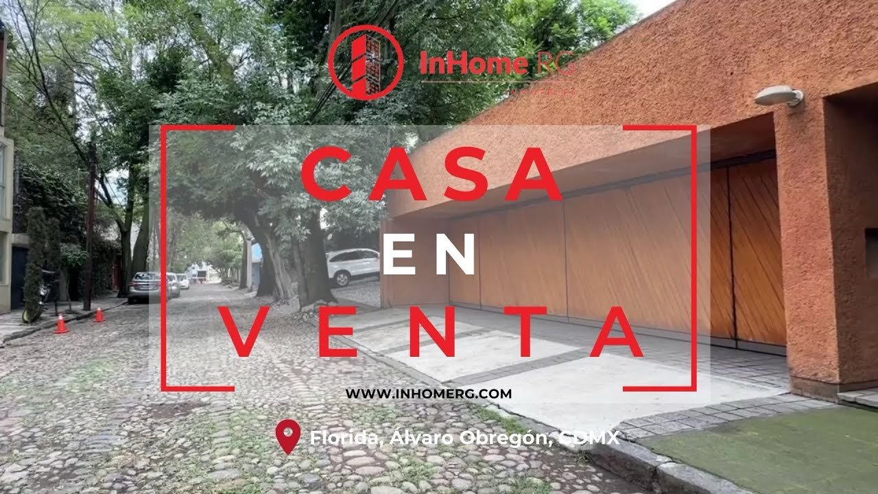 Casa en venta en Col. Florida, Álvaro Obregón, CDMX 🔑🏠