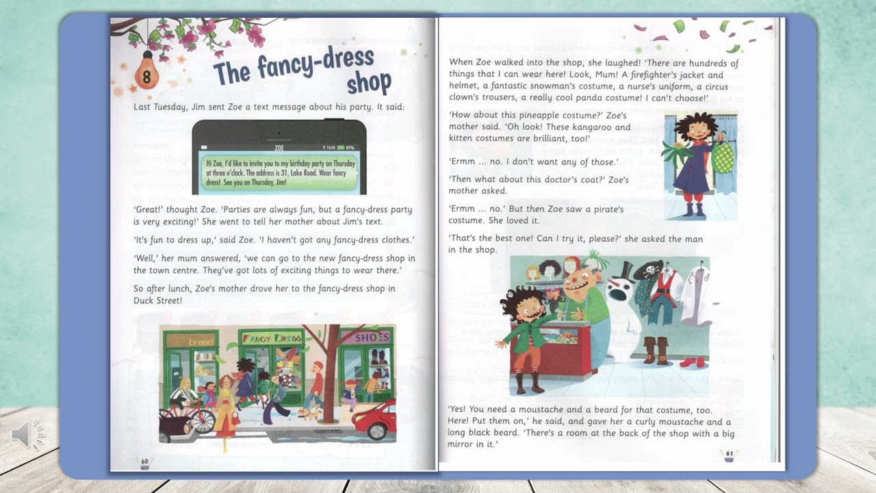 Storyfun 4 story 8 The fancy dress shop