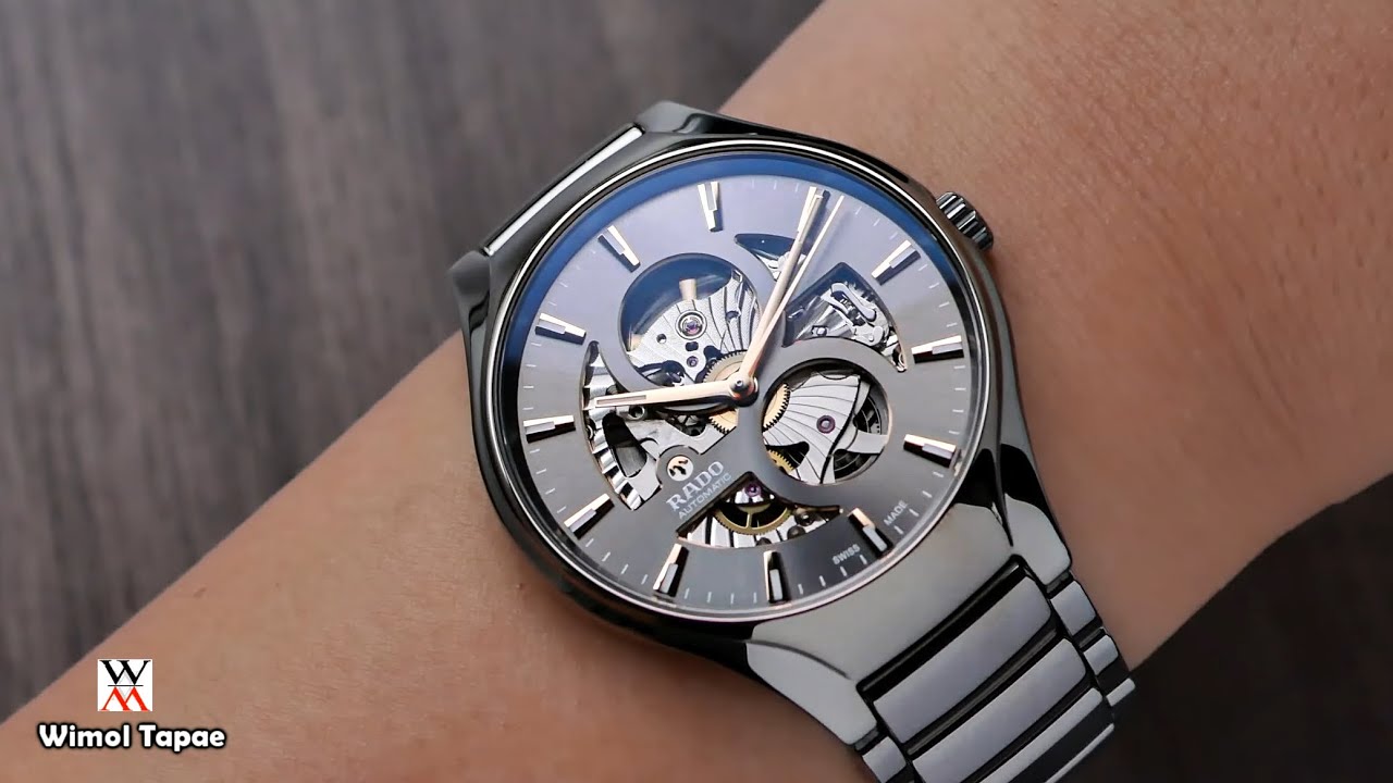 สีนี้สวยสุดในทุกสี! Rado True Round Automatic Open Heart Plasma High-Tech Ceramic - Wimol Tapae