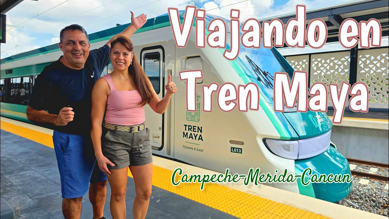 VIAJANDO EN EL TREN MAYA DE MERIDA A CAMPECHE
