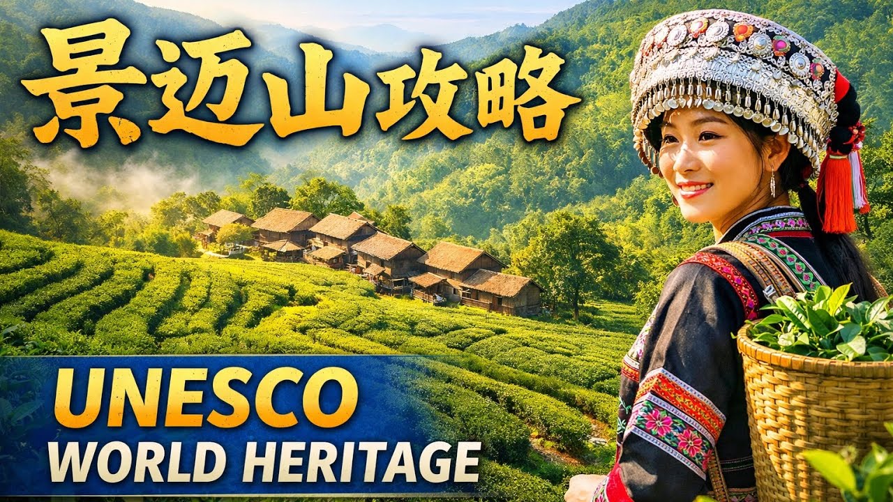 世界遗产景迈山怎么玩？3分钟旅行攻略｜云南How to Visit Jingmai Mountain | UNESCO Tea Mountain in Yunnan