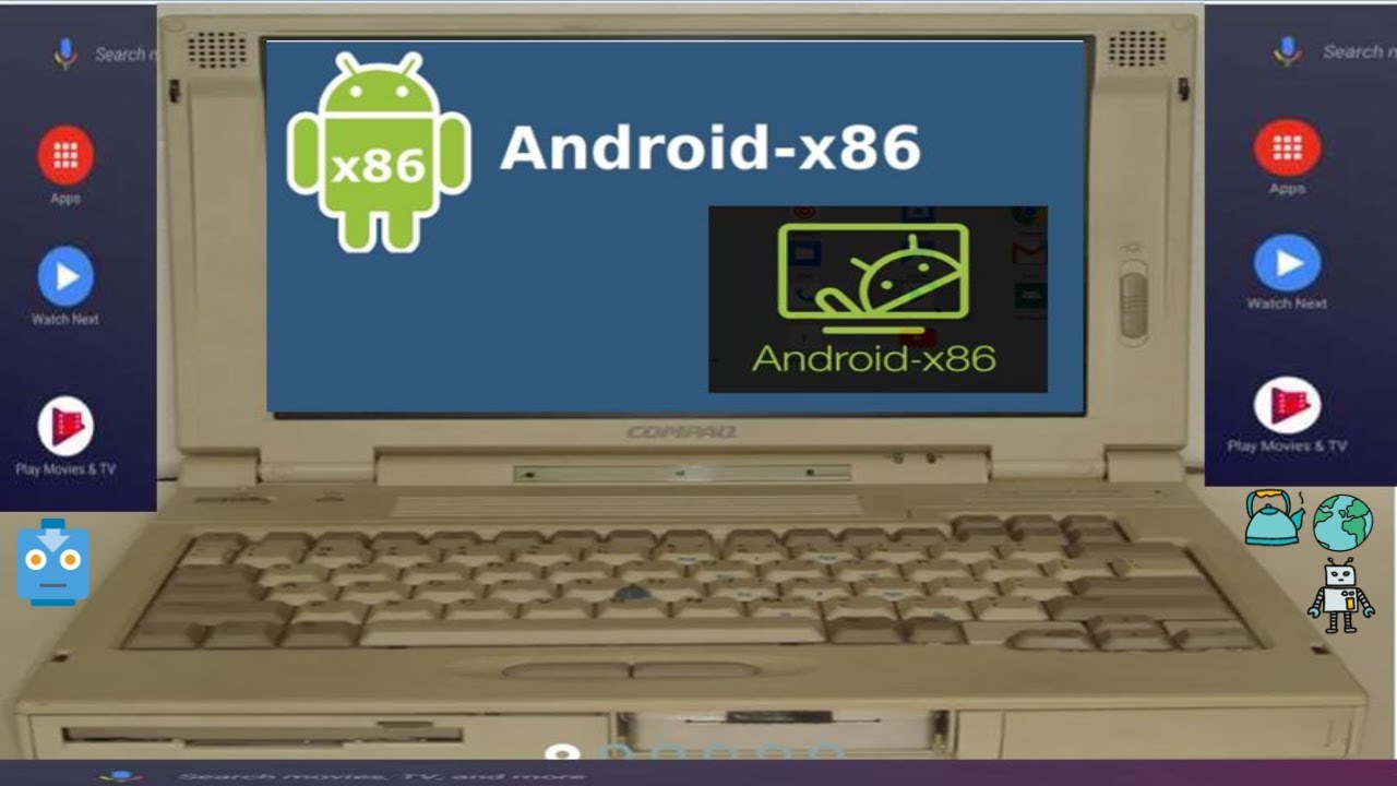 Android-x86 просто процесс установки и результат.