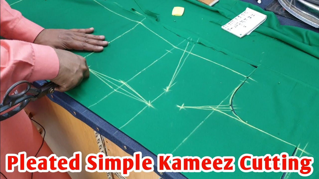 Silayi Class Day 22 | Simple Plated Kameez Cutting | Zara Boutique