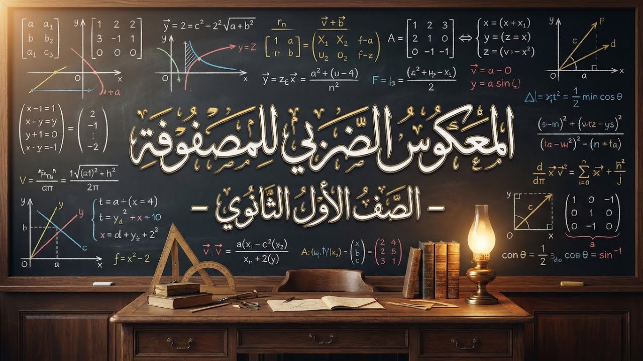المعكوس  الضربي للمصفوفه