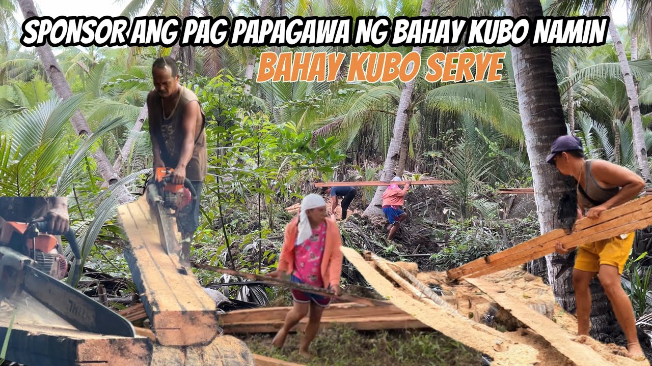 MAY NAG SPONSOR SA AMIN PANG GAWA NG BAHAY KUBO SA FISHPOND