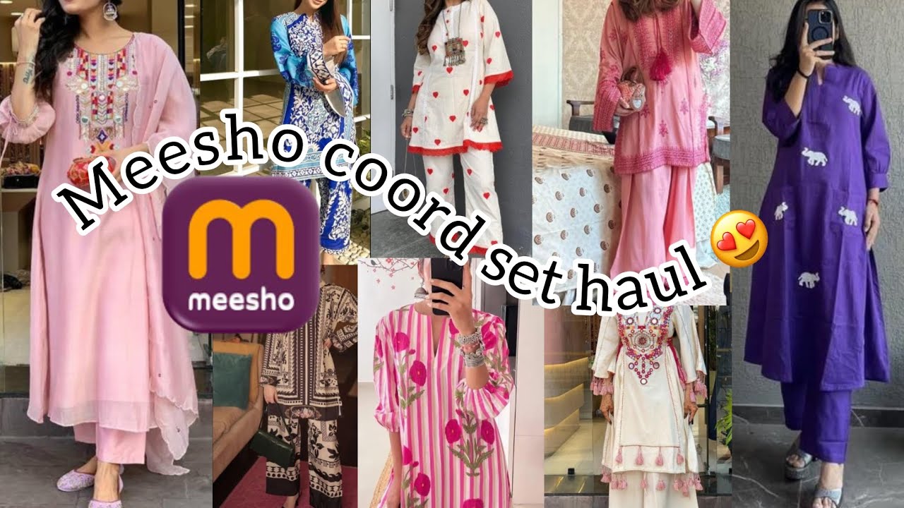 Meesho Viral Coord Set Haul Under Rs 600/- 😍😱 Cheapest Kurta Set Haul 💸😱❗️Must Watch❗️@Fauziakhan44 