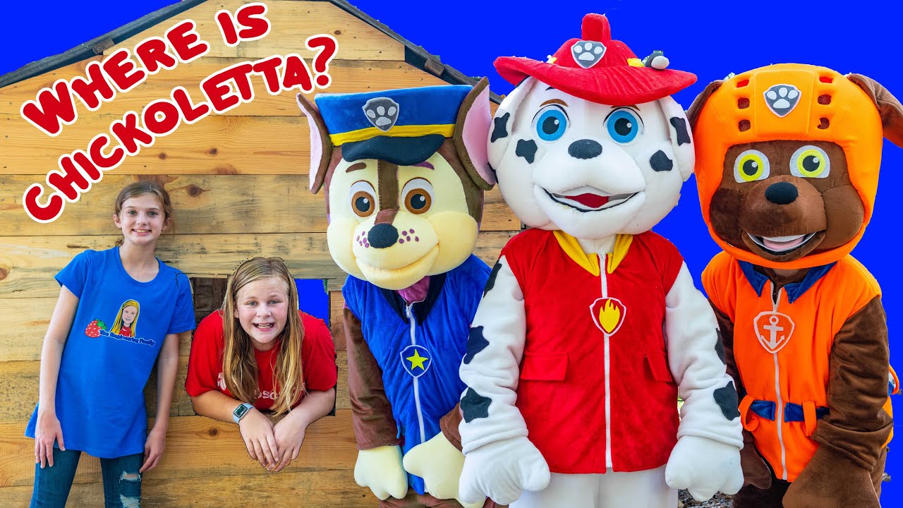 Assistant and Crystal Help their Friends Paw Patrol and Find Chickoletta