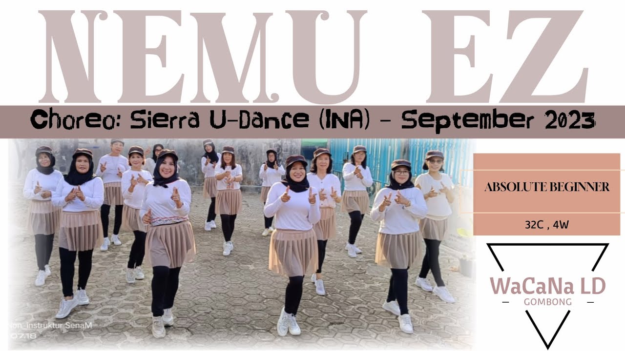 NEMU EZ - Line Dance - Choreo: Sierra U-Dance (INA) September 2023